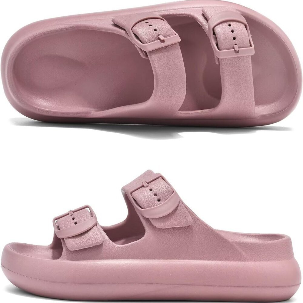 Women’s Cloud Slides Arch Support Platform Sandal… - image 2